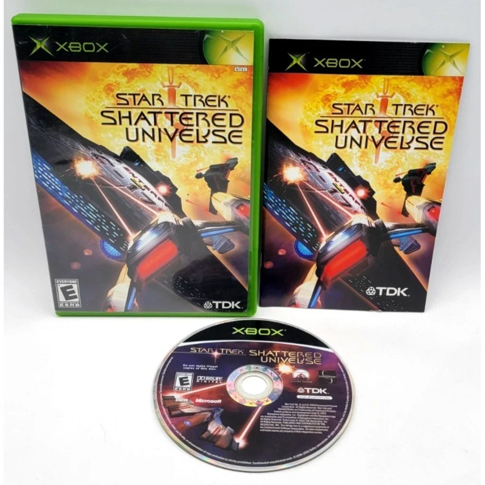 Star Trek: Shattered Universe (Xbox, 2004) Complete CIB Manual TESTED